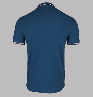 Fred Perry M3600 Polo Shirt Midnight Blue/Snow White