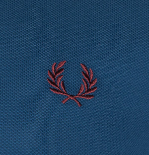 Fred Perry M3600 Polo Shirt Midnight Blue/Snow White