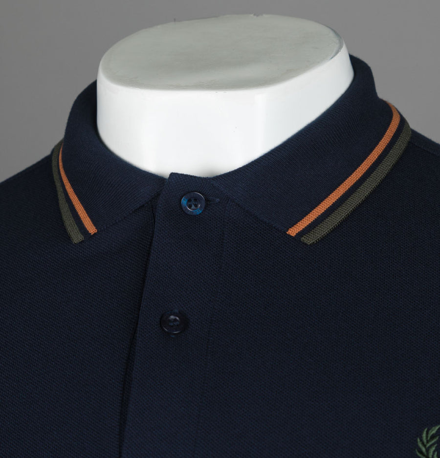 Fred Perry M3600 Polo Shirt Navy/Night Green