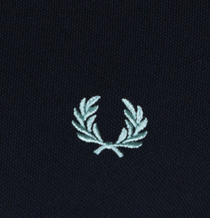 Fred Perry M3600 Polo Shirt Navy/Silver Blue