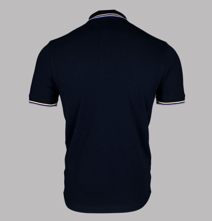 Fred Perry M3600 Polo Shirt Navy/Wax Yellow