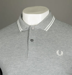 Fred Perry M3600 Polo Shirt Steel Marl/Snow White