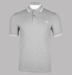 Fred Perry M3600 Polo Shirt Steel Marl/White