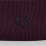 Fred Perry Merino Wool Beanie Aubergine