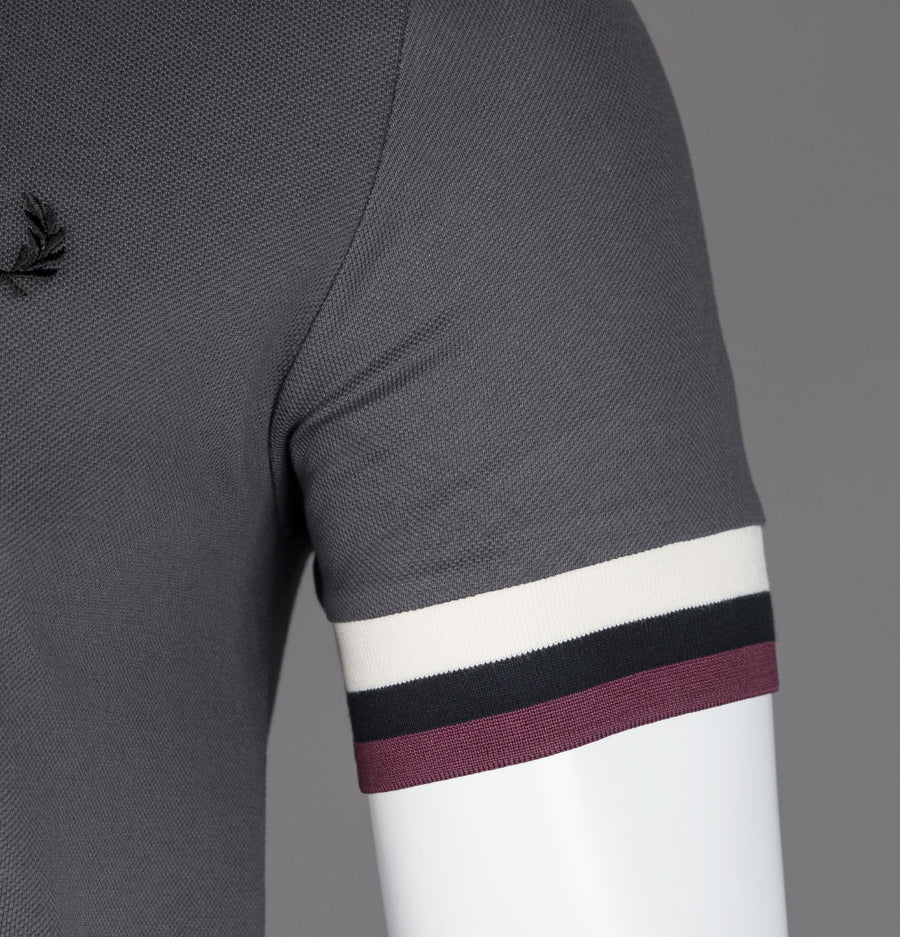 Fred Perry Pique T-Shirt Gunmetal