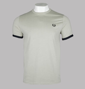 Fred Perry Ringer T-Shirt Light Oyster