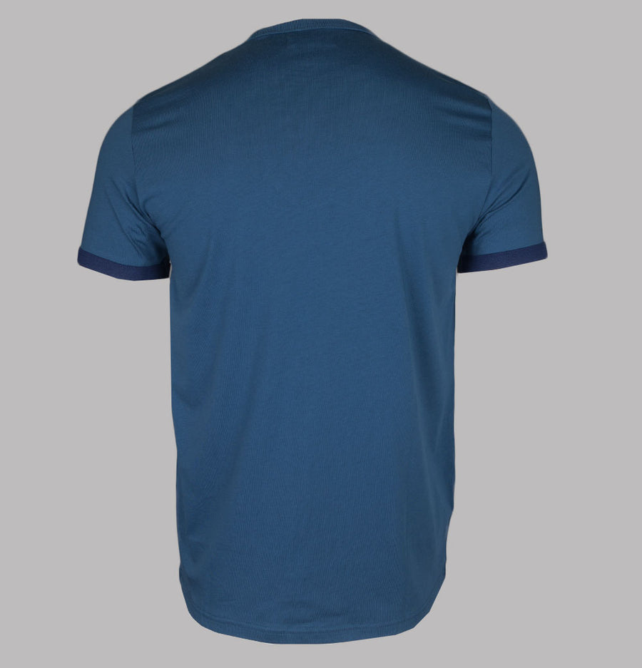 Fred Perry Ringer T-Shirt Midnight Blue