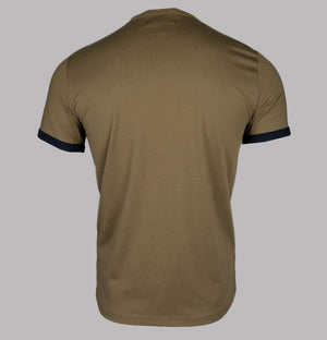 Fred Perry Ringer T-Shirt Shaded Stone