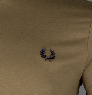 Fred Perry Ringer T-Shirt Shaded Stone