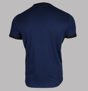 Fred Perry Taped Ringer T-Shirt French Navy