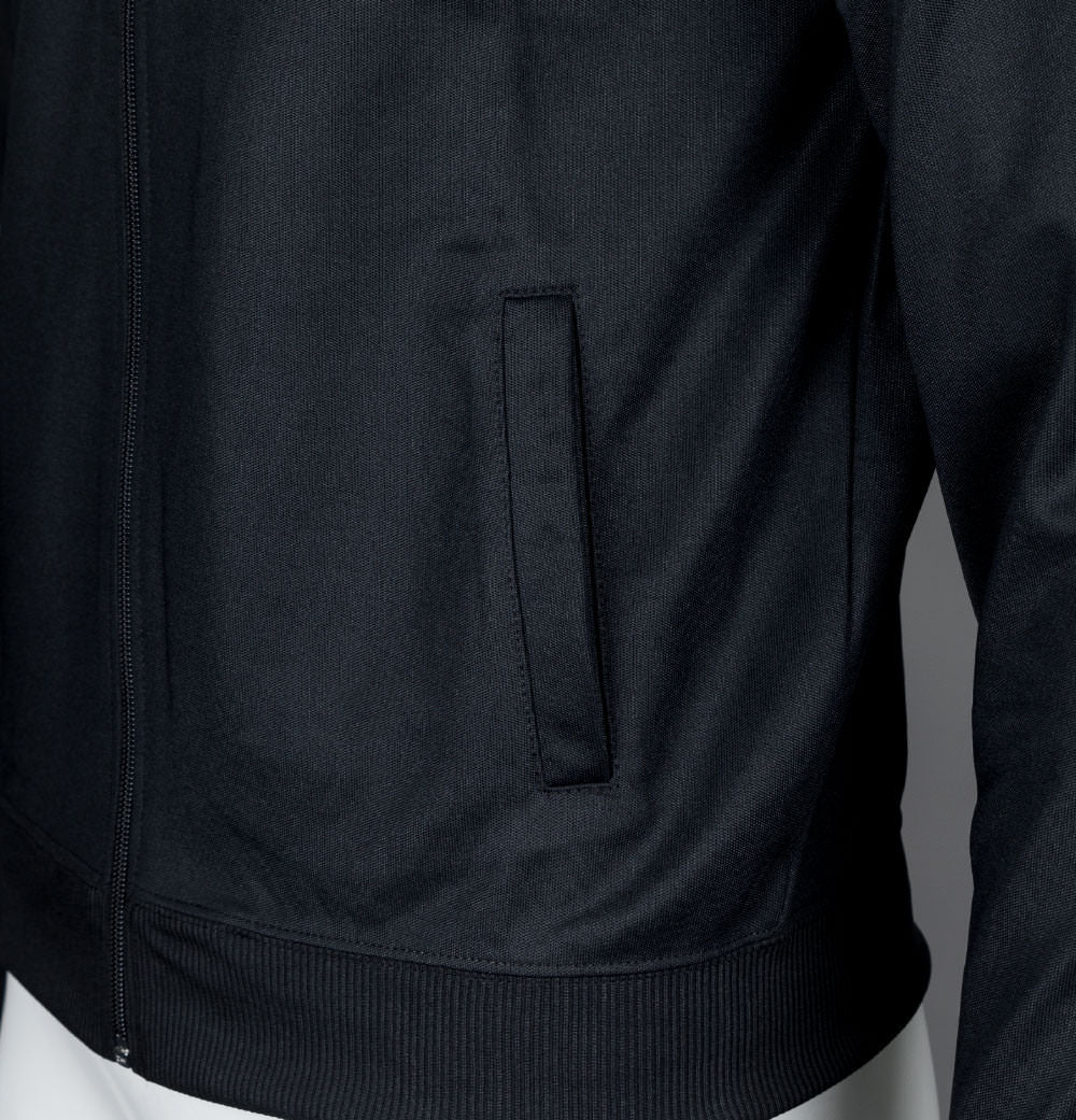 Fred Perry Taped Track Jacket Black/Black – Bronx Clothing