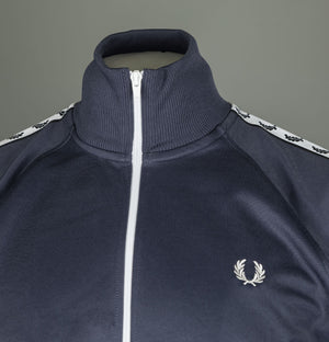 Fred Perry Taped Track Jacket Dark Graphite