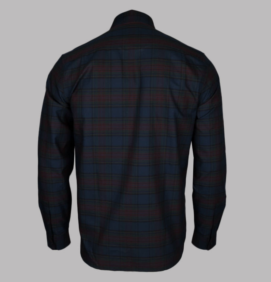 Fred Perry Tartan Shirt French Navy