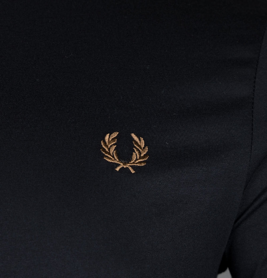 Fred Perry Twin Tipped T-Shirt Black/Shaded Stone