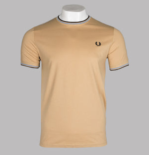 Fred Perry Twin Tipped T-Shirt Desert