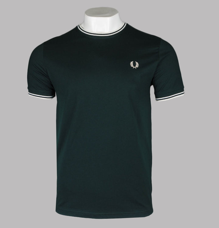 Fred Perry Twin Tipped T-Shirt Night Green