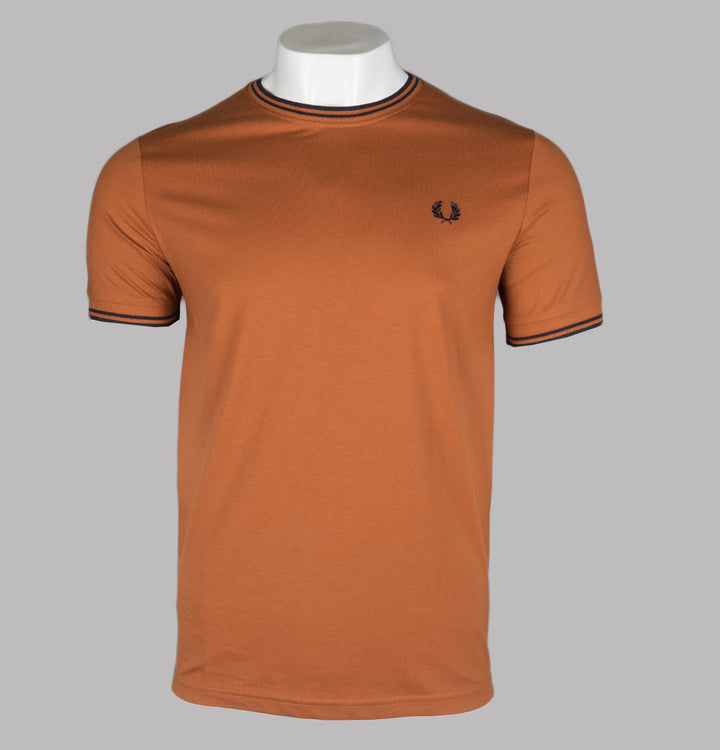 Fred Perry Twin Tipped T-Shirt Nut Flake