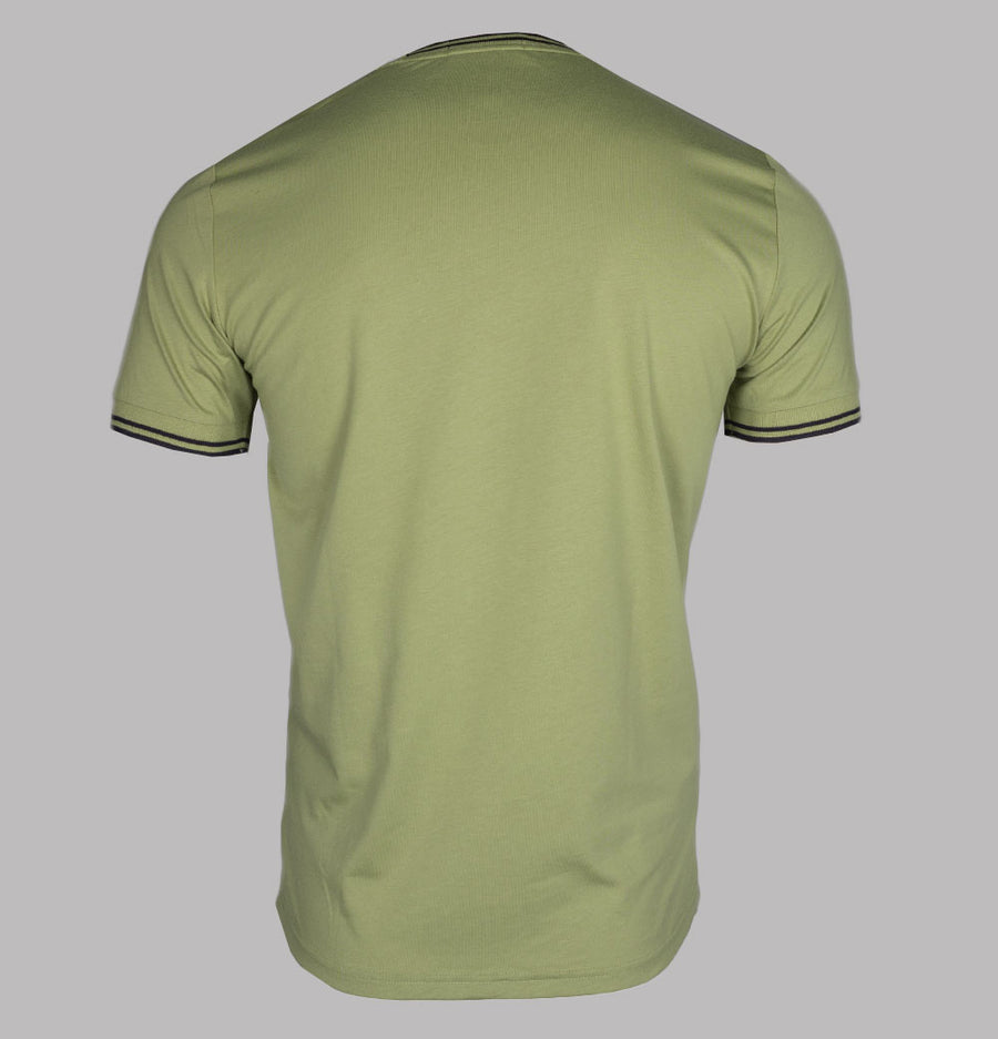 Fred Perry Twin Tipped T-Shirt Sage Green