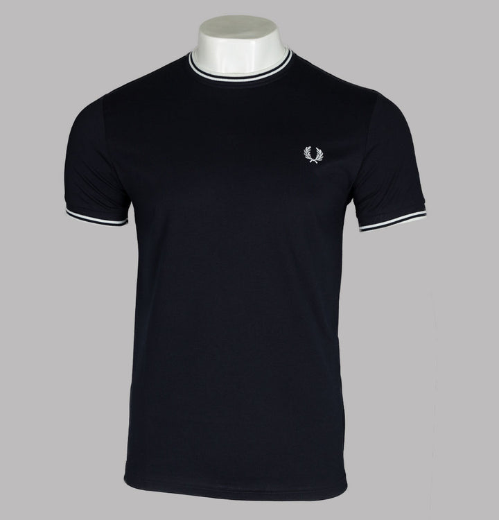 Fred Perry Twin Tipped T-Shirt Navy