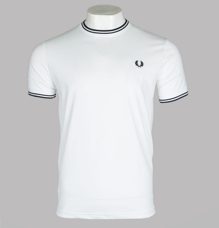 Fred Perry Twin Tipped T-Shirt White