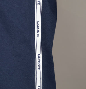 Lacoste Branded Side Taping T-Shirt Navy
