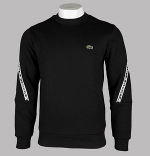 Lacoste Branded Taping Sweatshirt Black