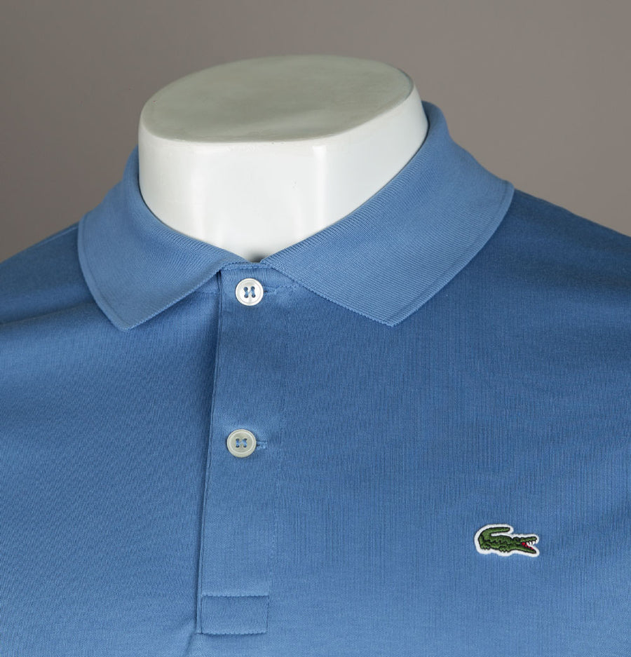 Lacoste Cotton Jersey Polo Shirt Turquin Blue