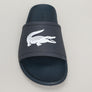 Lacoste Croco Slides Navy