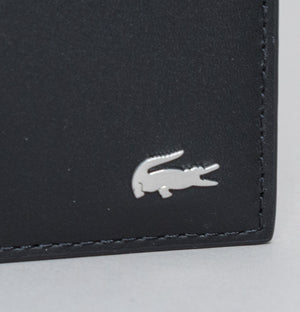 Lacoste Fitzgerald Leather Six Card Wallet Black