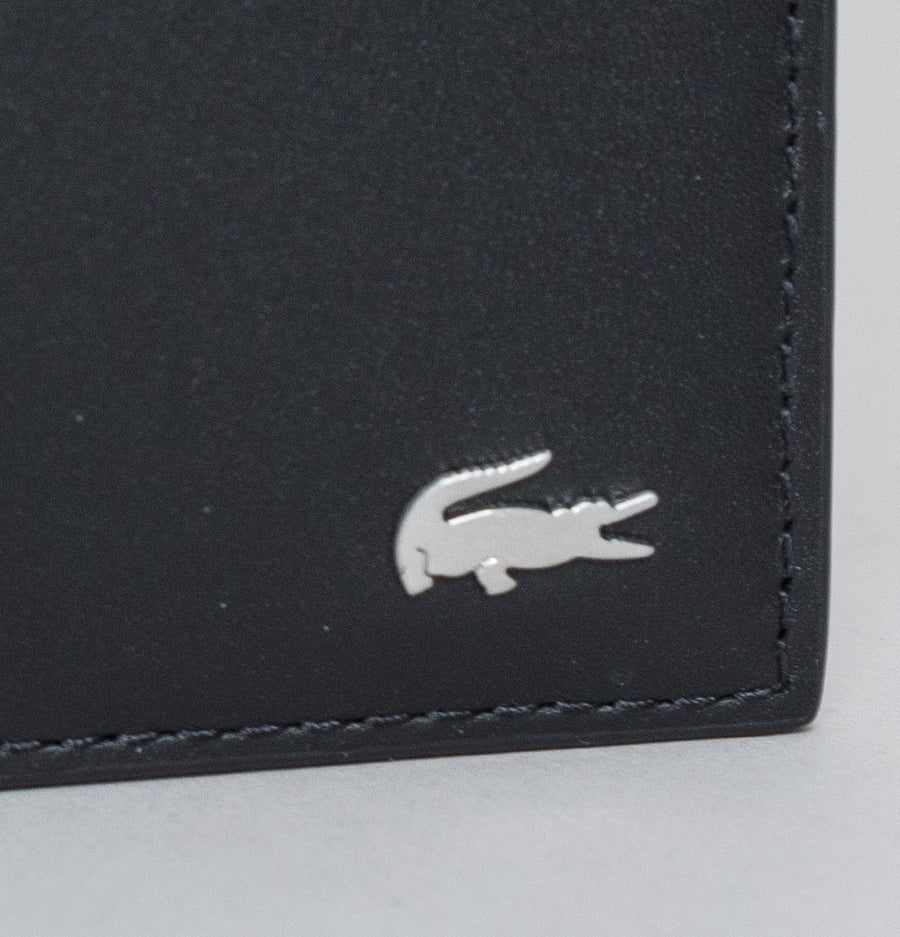 Lacoste Fitzgerald Leather Six Card Wallet Black