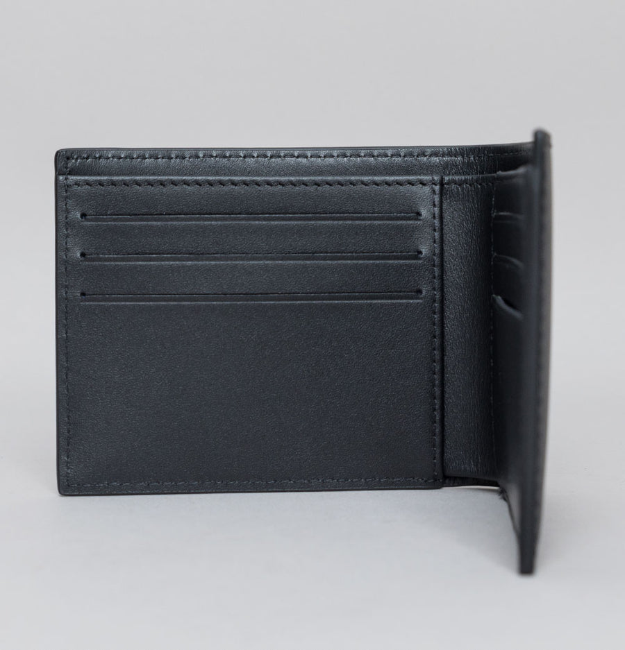 Lacoste Fitzgerald Leather Six Card Wallet Black