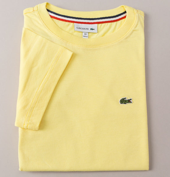 Lacoste t shirt deals yellow