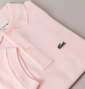 Lacoste Pique Polo Shirt Pink