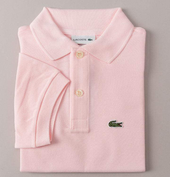 Lacoste Pique Polo Shirt Pink