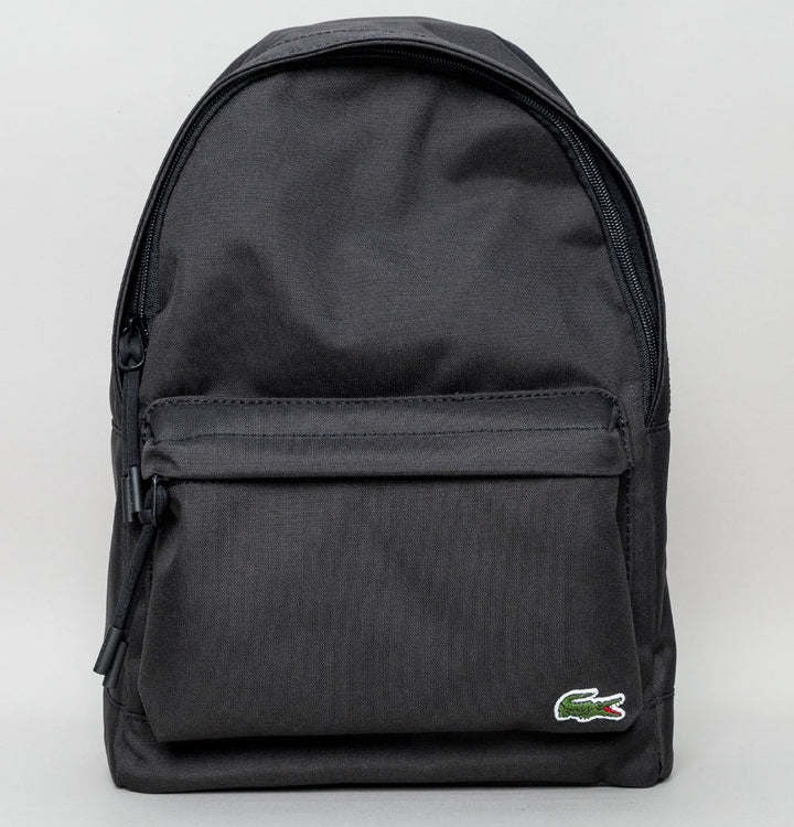 Lacoste Neocroc Small Canvas Backpack Black