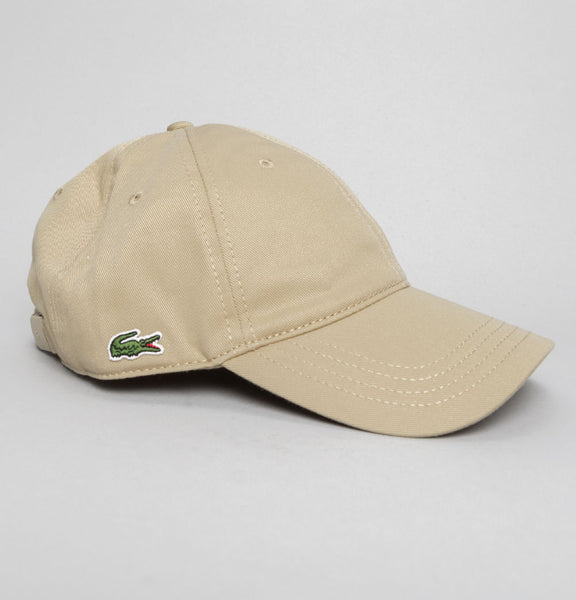 Lacoste - Casquette beige en twill de coton biologique – Lothaire