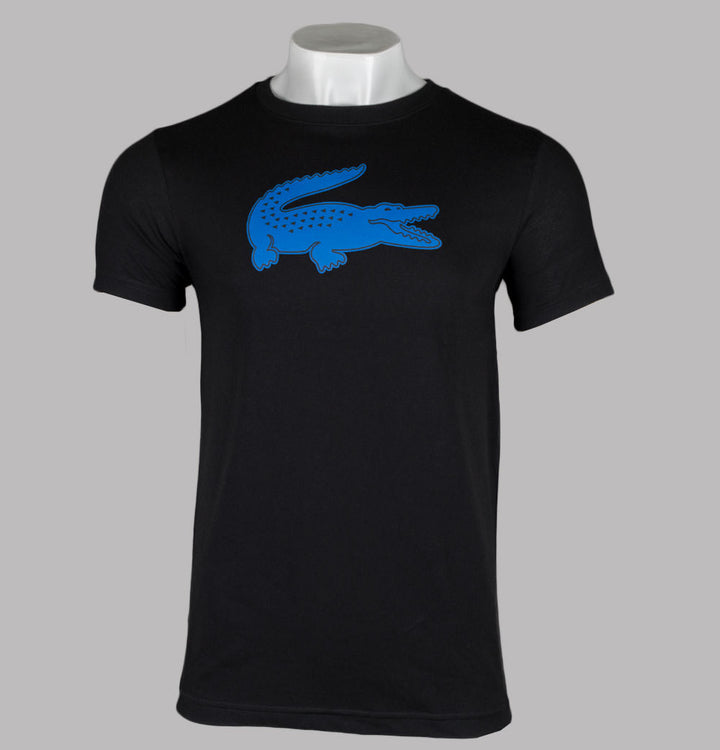 Lacoste Sport 3D Print Crocodile T-Shirt Black/Blue