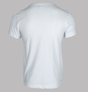 lacoste plain white t shirt