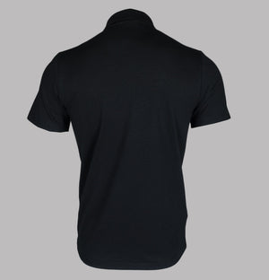 Lacoste Sport Cotton Blend Ottoman Polo Shirt Black