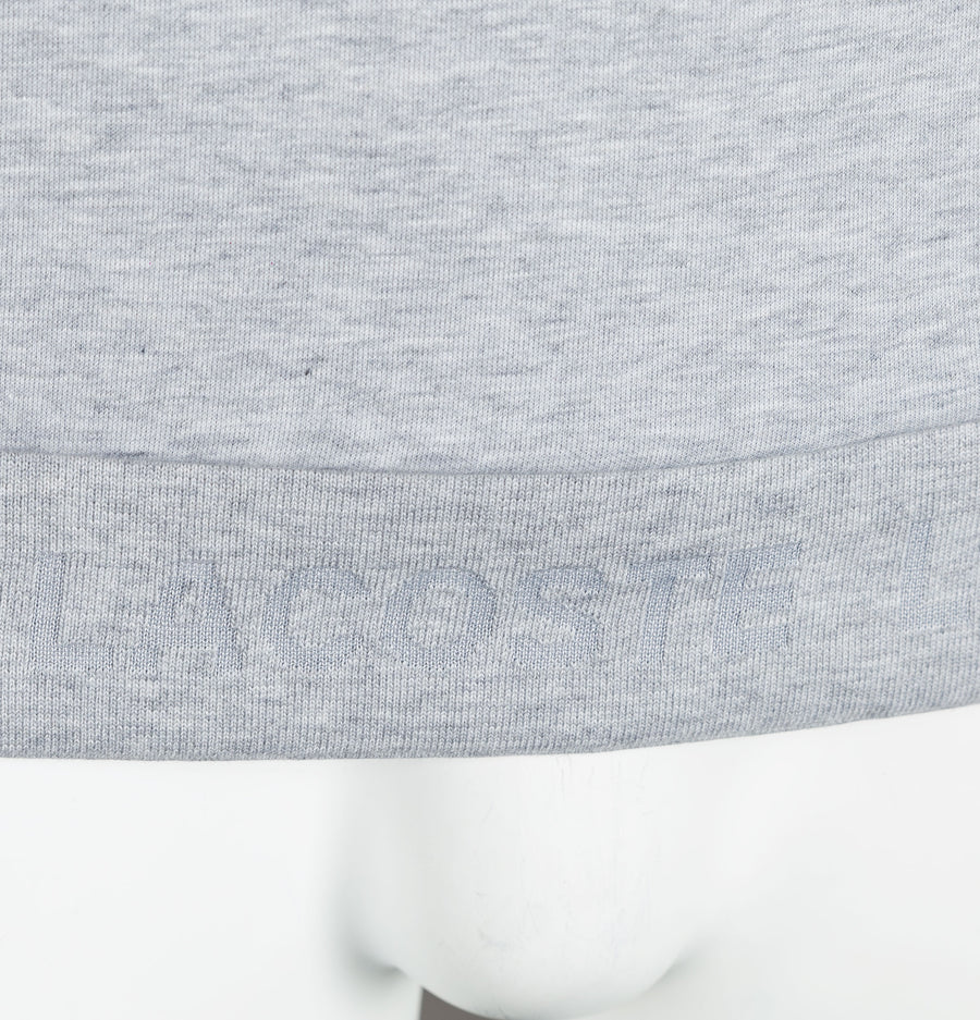 Lacoste Tonal Branded Crew Neck Sweatshirt Light Grey
