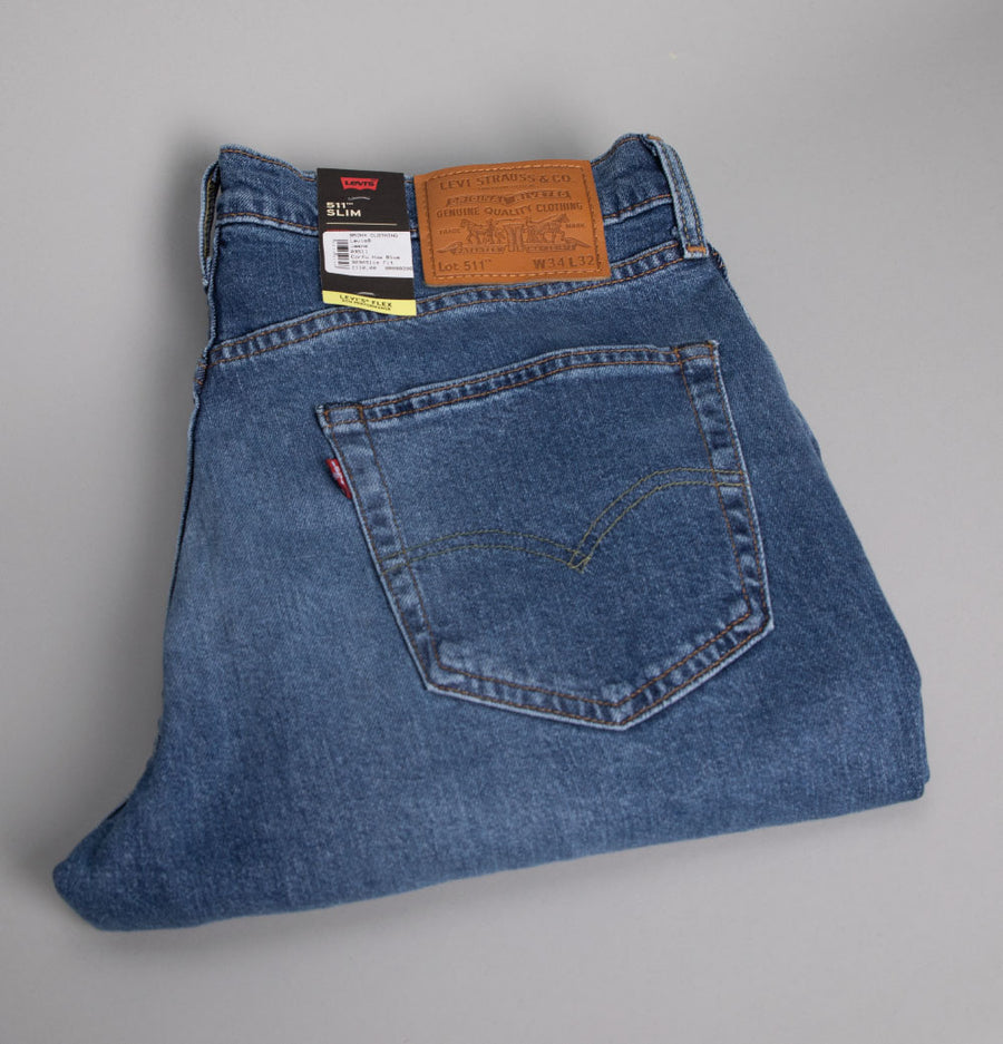 Levi's® 511™ Slim Fit Flex Jeans Corfu How Blue Adv