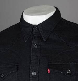 Levi's® Barstow Western Denim Shirt Marble Black