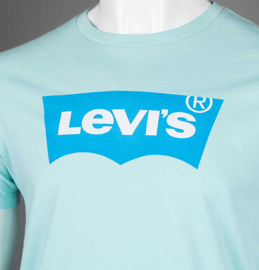 Levi's® Graphic Crew Neck T-Shirt Pastel Turquoise