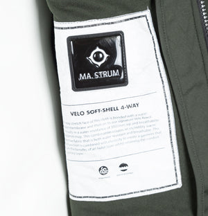 Ma.Strum Velo Hooded Softshell Jacket Dark Khaki