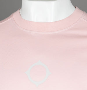 Ma.Strum Compass Print T-Shirt Mud Pink