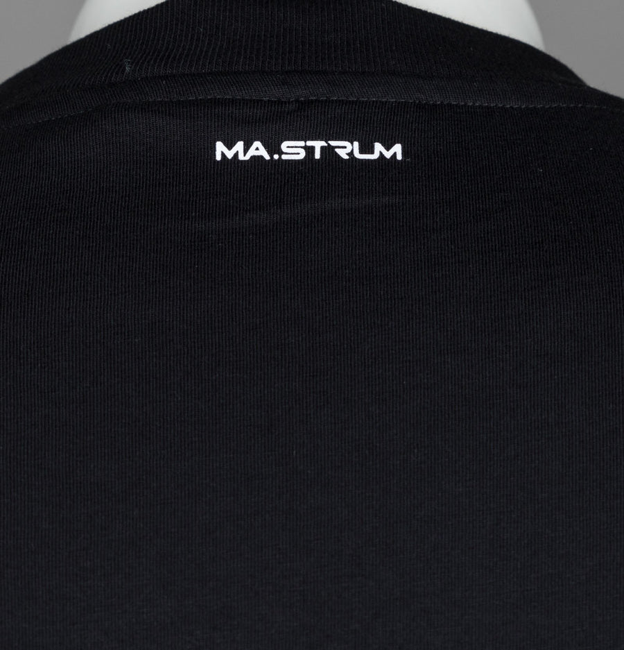 Ma.Strum Decay Print T-Shirt Jet Black