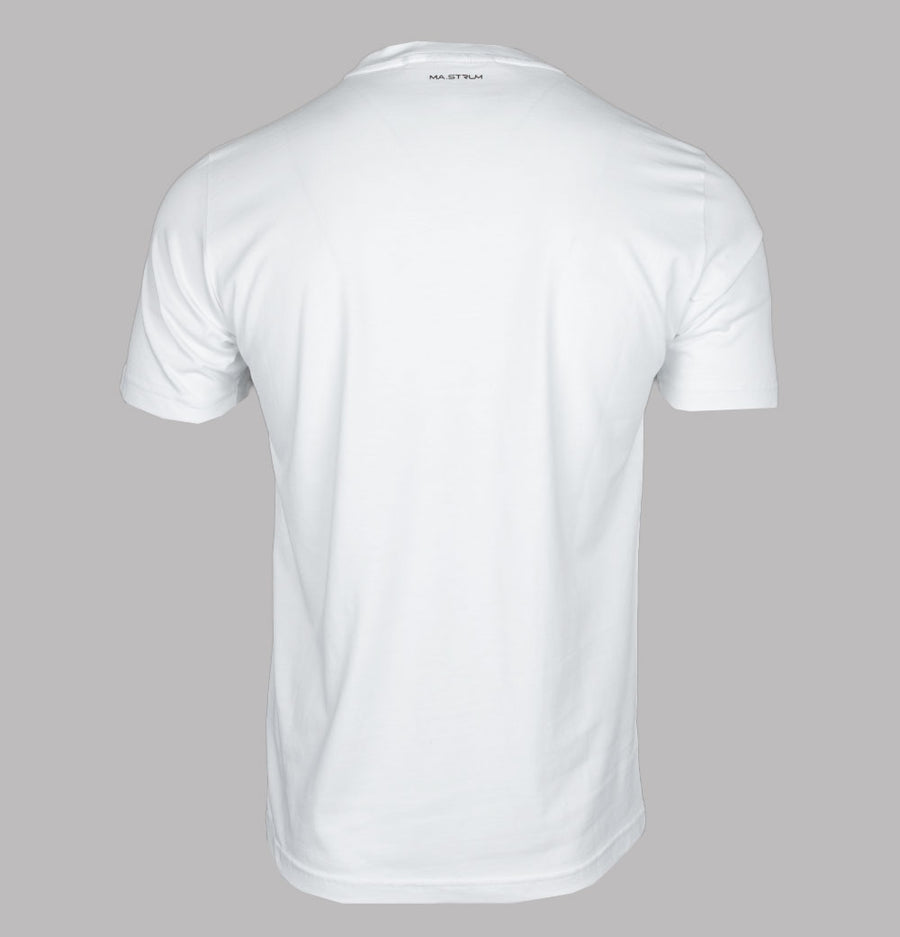 Ma.Strum Decay Print T-Shirt Optic White