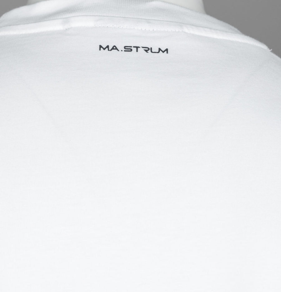 Ma.Strum Decay Print T-Shirt Optic White