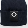 Ma.Strum Rib Beanie Hat Dark Navy