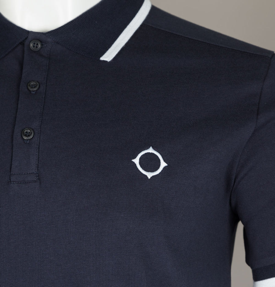 Ma.Strum SS Jersey Polo Shirt Ink Navy